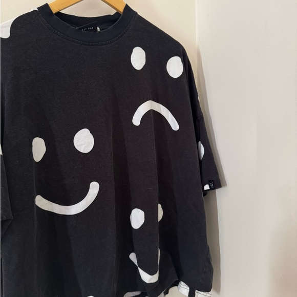 Happy Sad Oversized T-Shirt - Picture 2 of 5